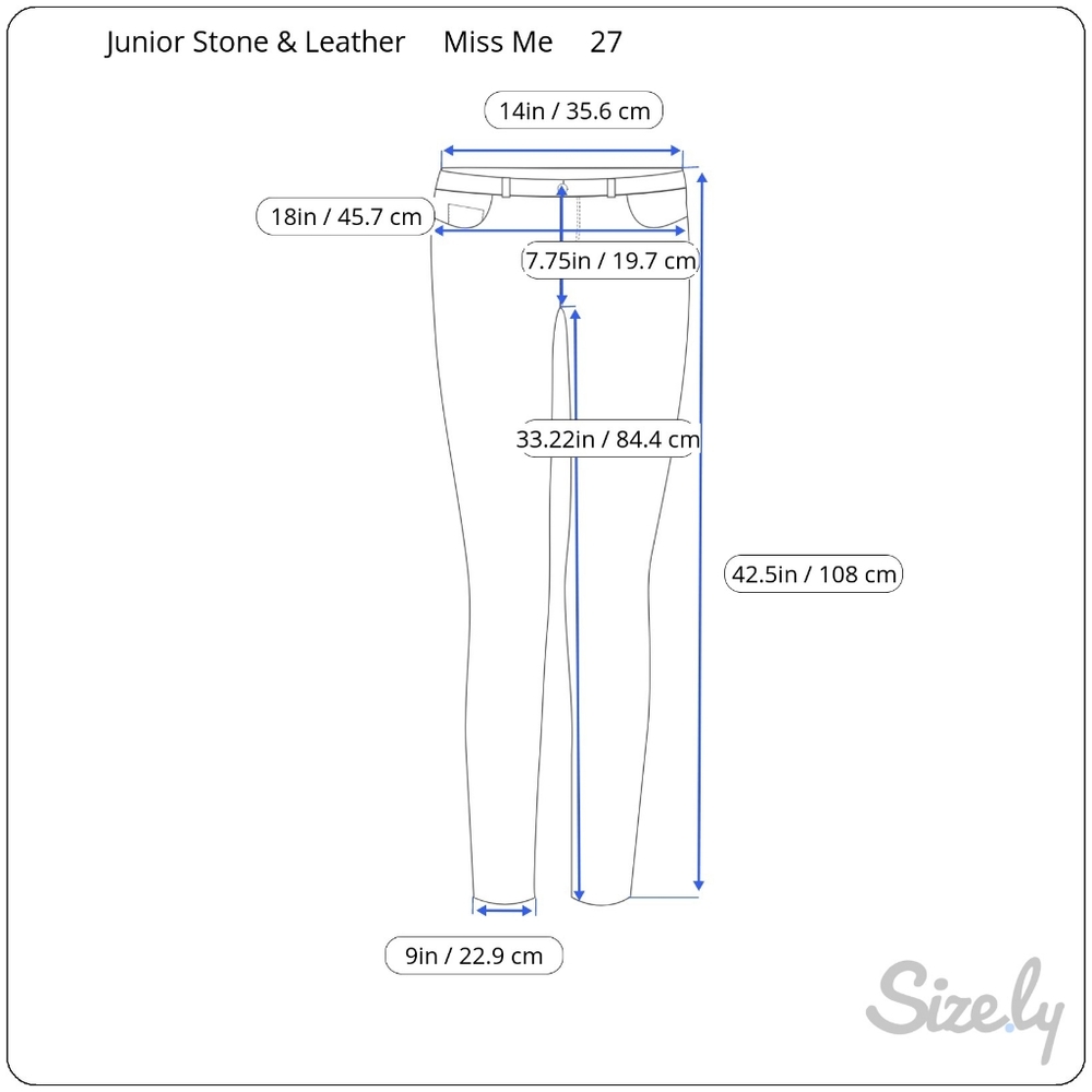Size 27 Mid Rise Retro Blue Jeans - Picture 8 of 8